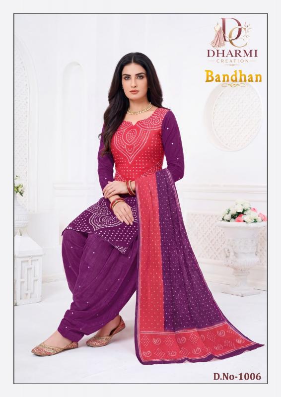 Dharmi bandhan designer dress material wholesaler in mumbai